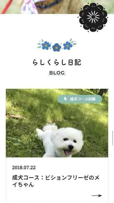 らしくらしのスマートフォン画面 6
