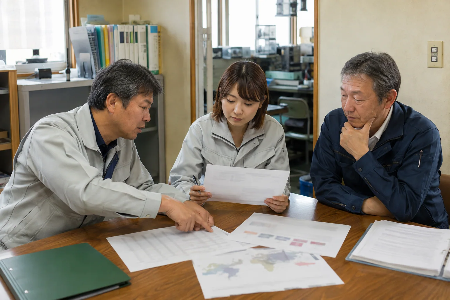 日本の中小企業で多言語ホームページの対象者と優先ページを整理する様子